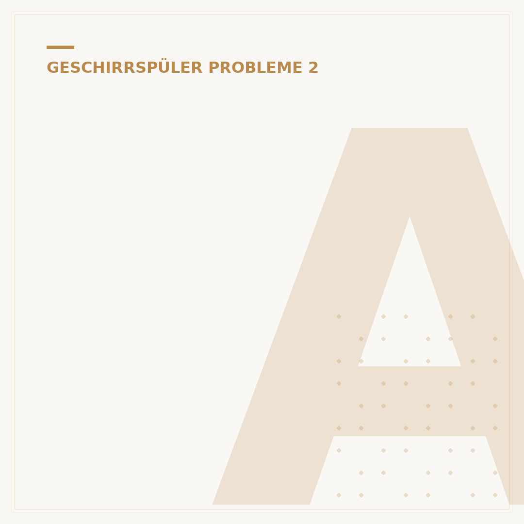 Abfluss Geschirrspüler Verstopft: 4 Sofort-Lösungen & Tipps
