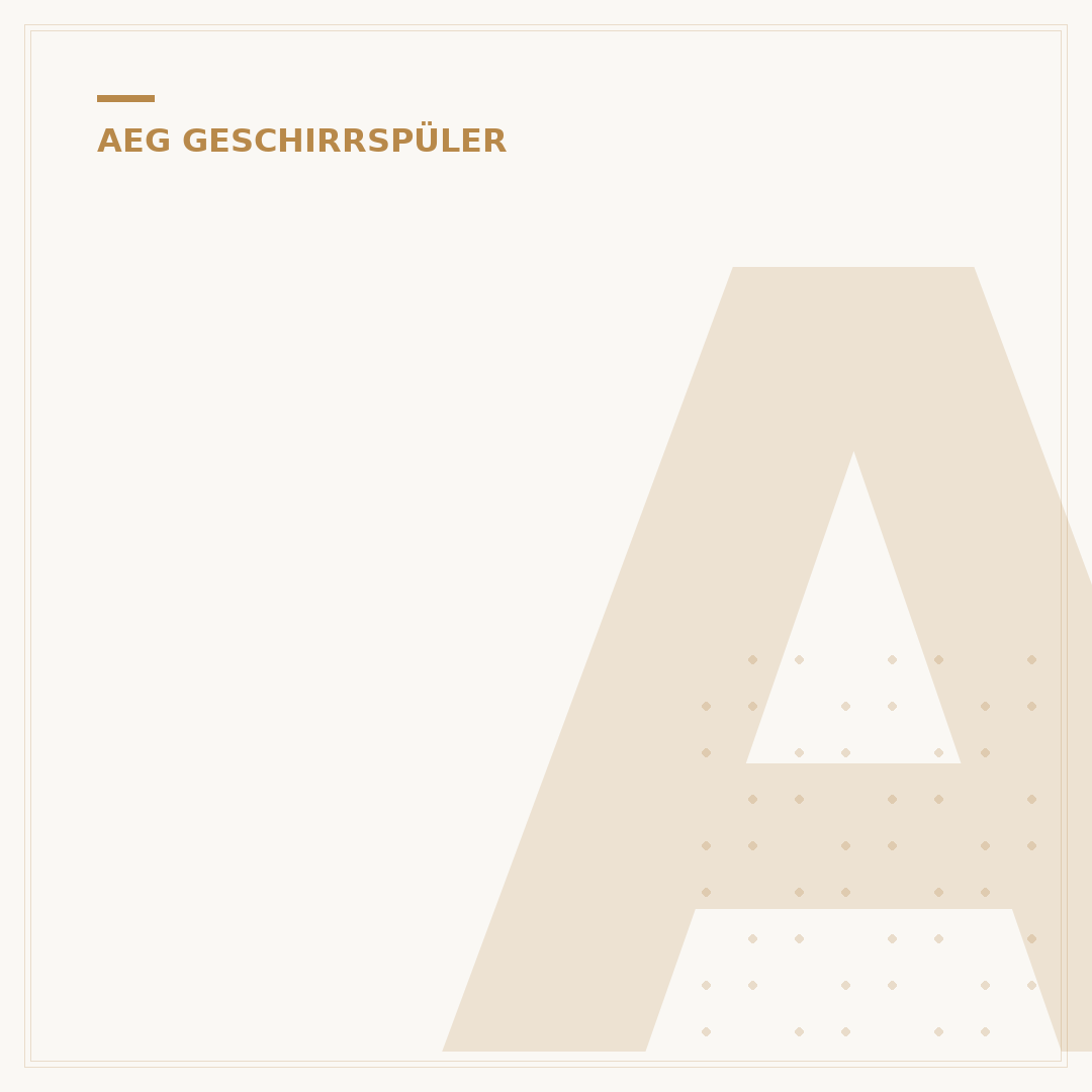 AEG Geschirrspüler Rotes Symbol mit Stern: Das bedeutet es!