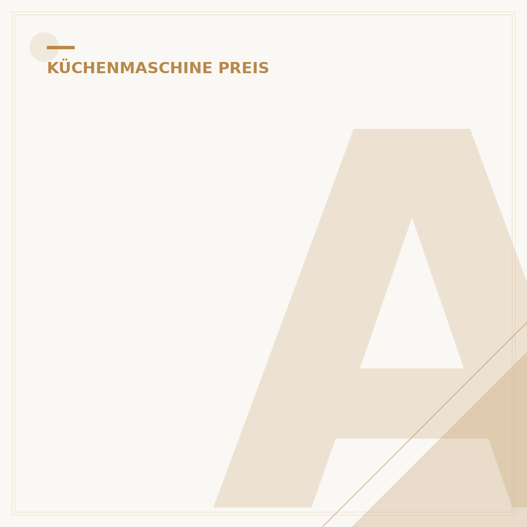 Arebos Küchenmaschine 1500W: Ihr Power-Allrounder für jede Küche