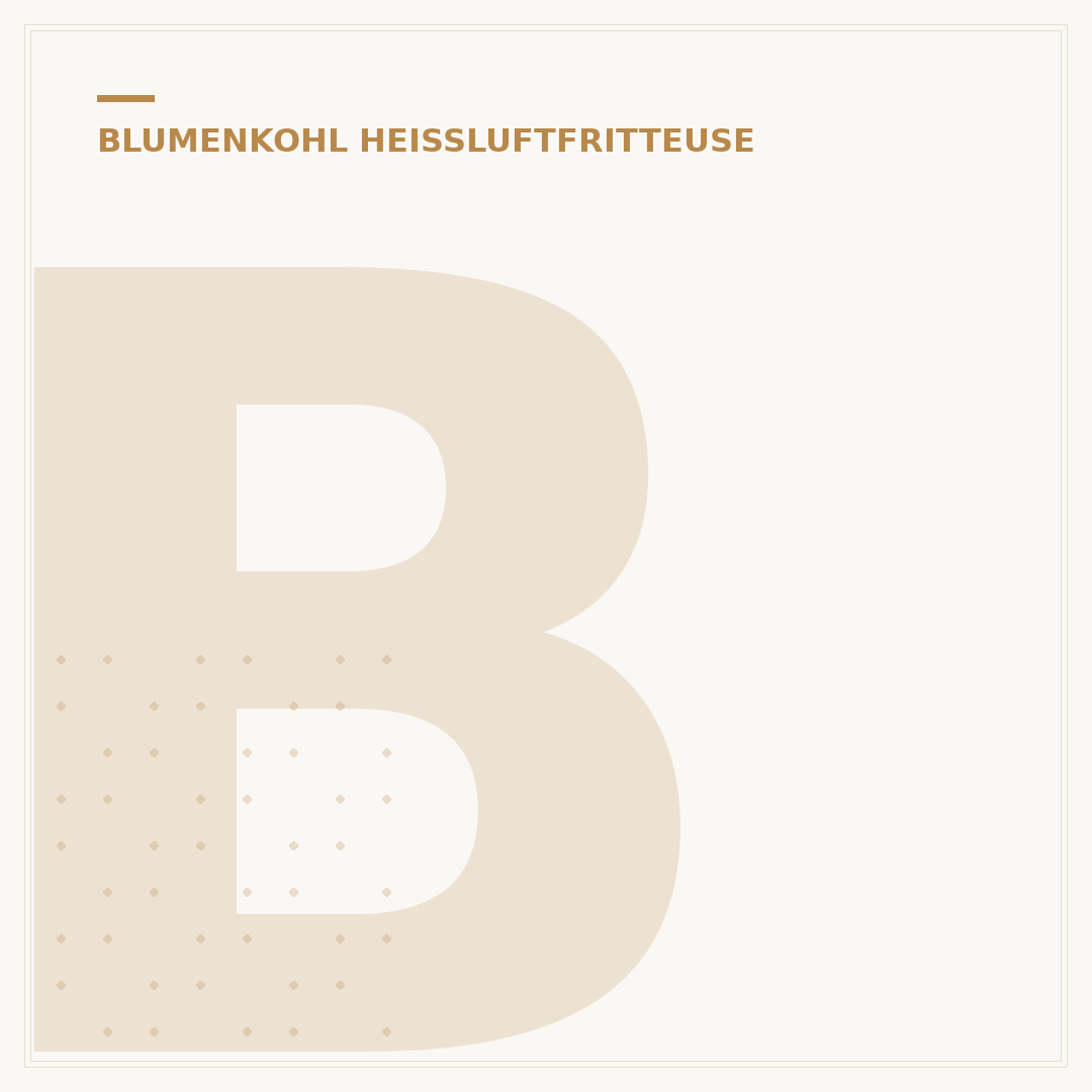 Blumenkohl Nuggets Heißluftfritteuse: 5 Tipps für Knusprigkeit!