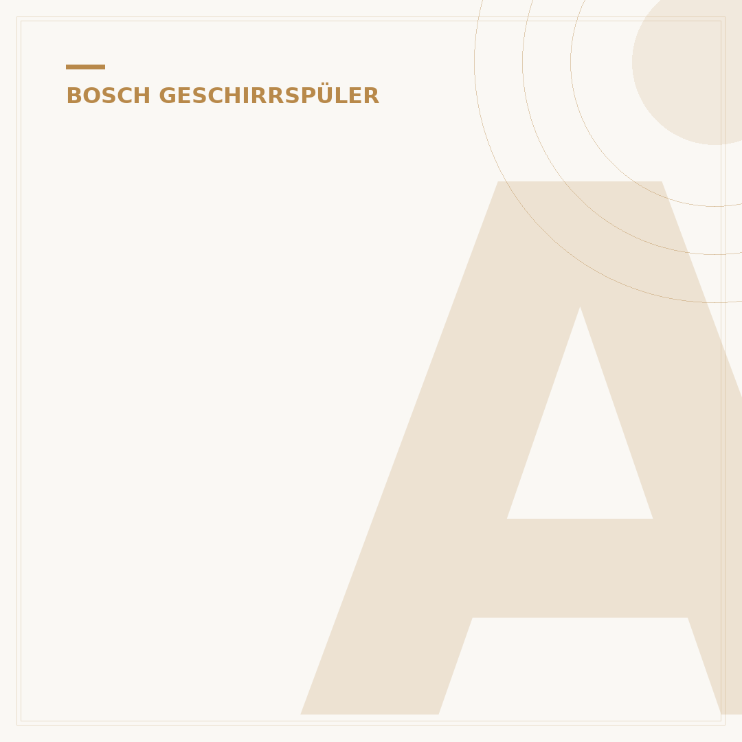 Ablaufpumpe Bosch Geschirrspüler: Probleme & Lösungen in 5 Schritten