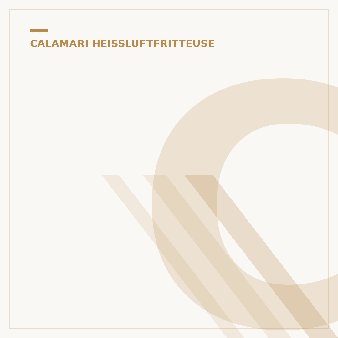 Calamaris in Heißluftfritteuse: 7 Schritte für Perfektion