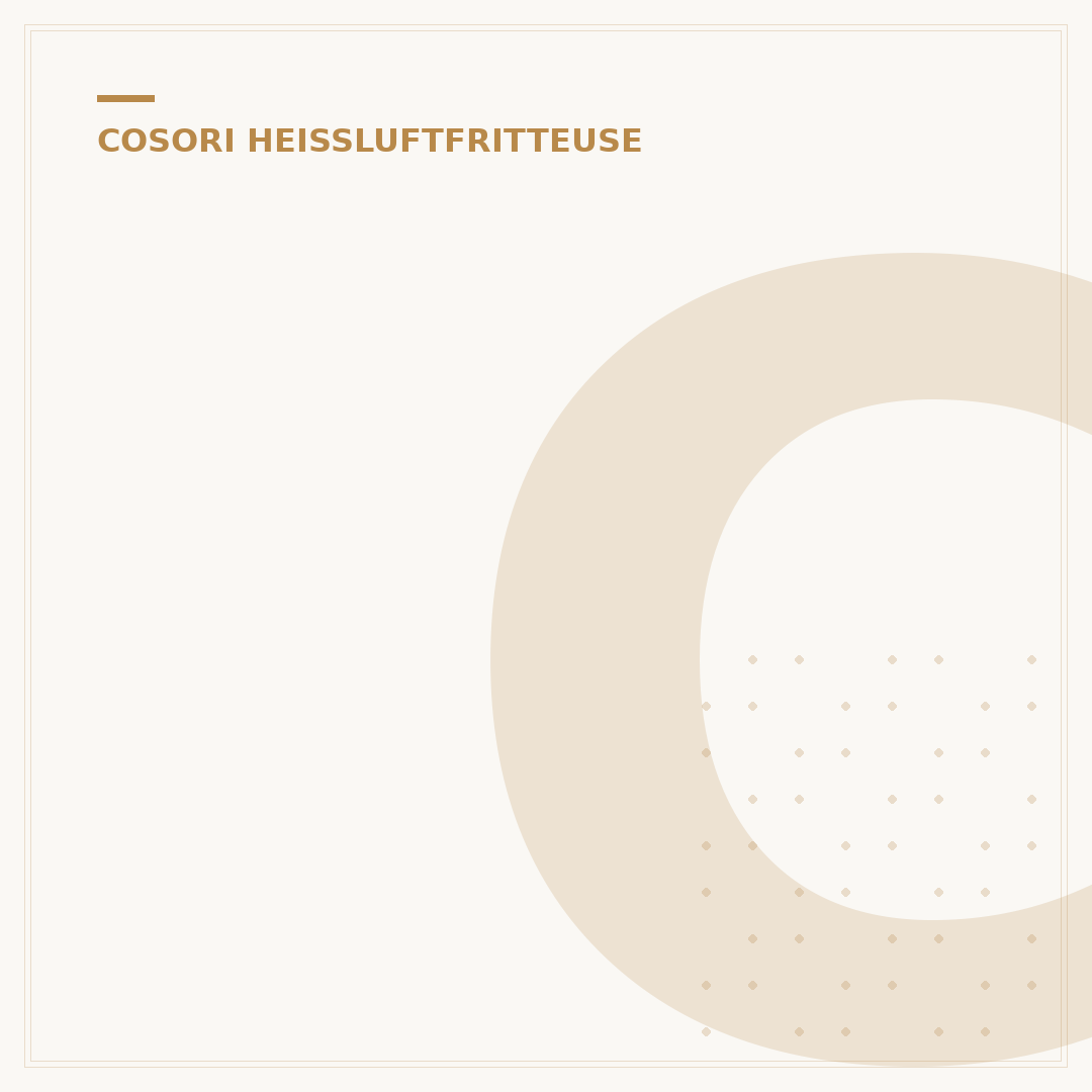 Cosori Heißluftfritteuse 5.5L XXL Zubehör: Mehr Vielfalt für Ihre Küche