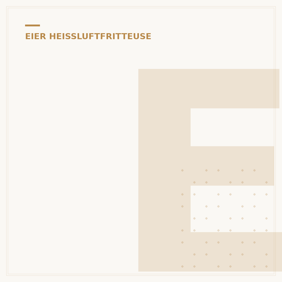 Eier Heißluftfritteuse: Wie viel Grad & Zeit für perfekte Ergebnisse