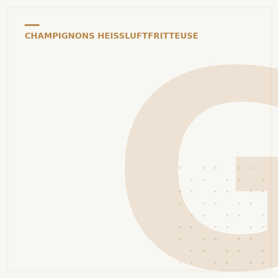 Gefüllte Champignons Heißluftfritteuse: 5 Schnelle & Einfache Rezepte