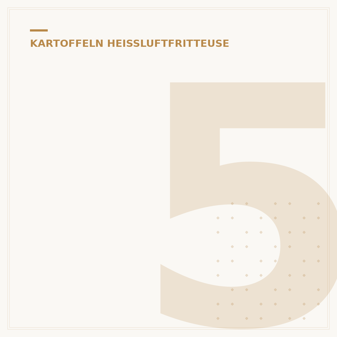 5 Minuten gekochte Kartoffeln in der Heißluftfritteuse: Perfekt!