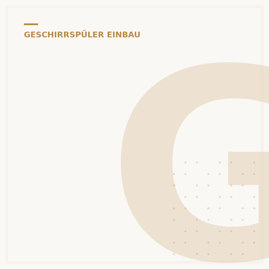 Geschirrspüler Einbau: 5 Tipps für Ihre Küche