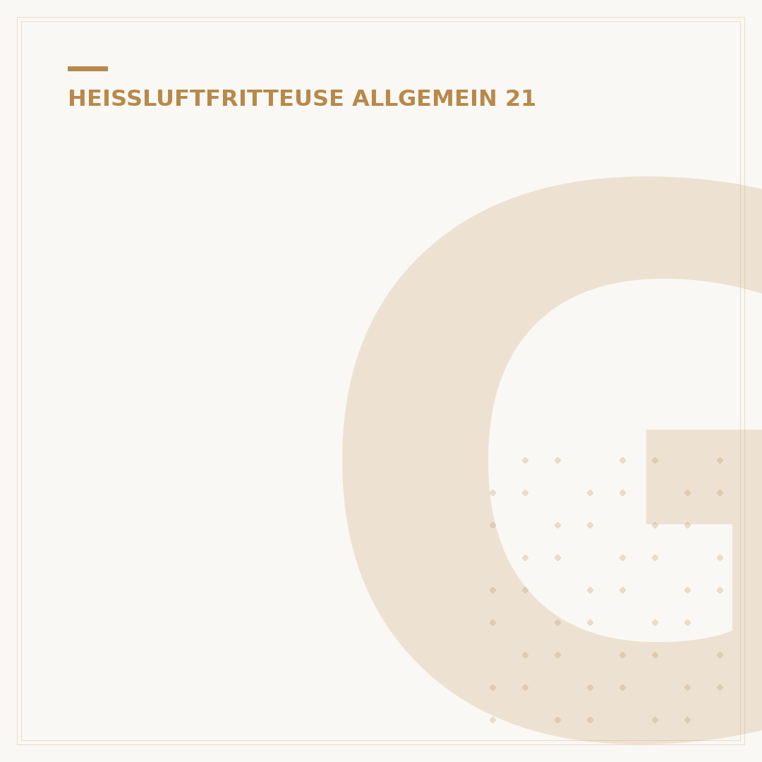 Globus Heißluftfritteuse: Ihr individueller Küchenhelfer – 5 Tipps