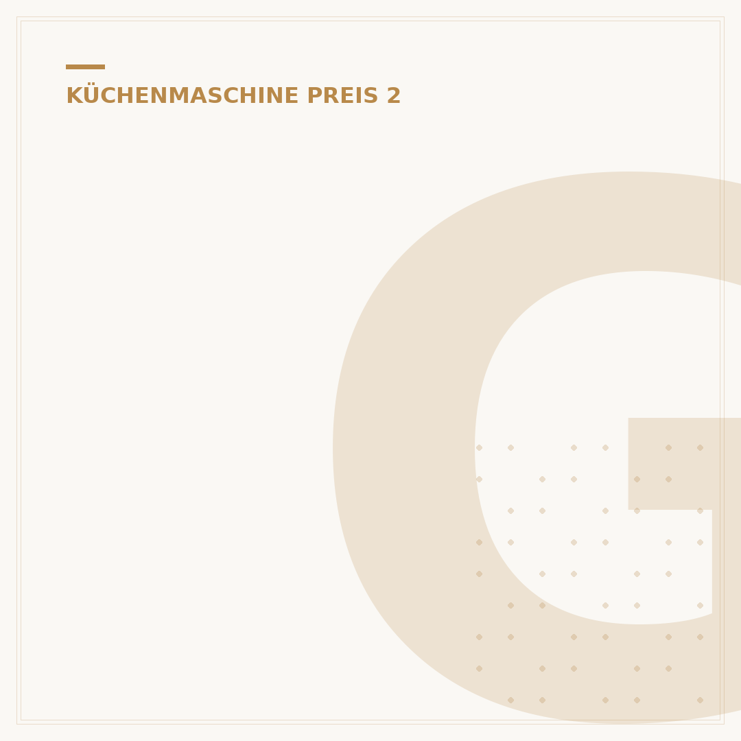 Große Küchenmaschine: Die 5 besten Modelle für Ihre Küche