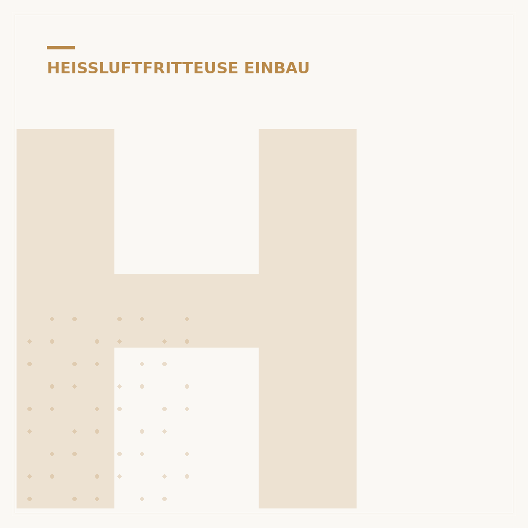Heißluftfritteuse Einbau: 7 Tipps für Ihre Küche