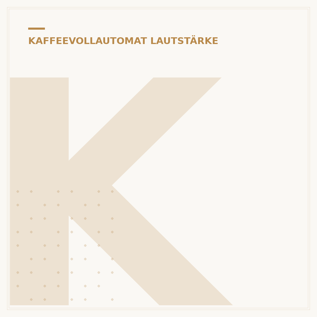 Kaffeevollautomat Lautstärke: 7 Tipps für mehr Ruhe im Alltag