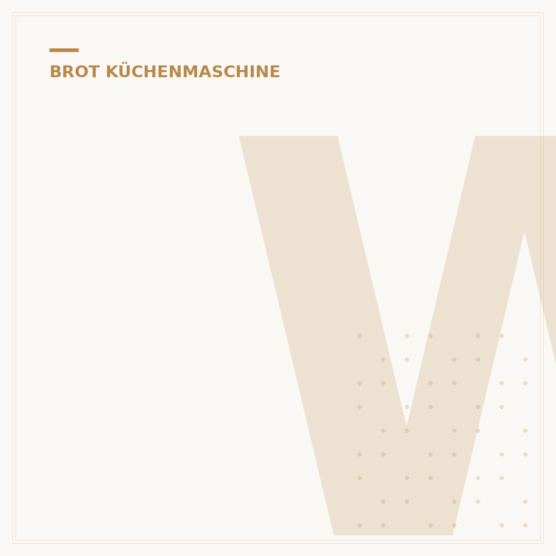 Welche Küchenmaschine für Brotteig? 5 Kriterien für Ihre Wahl