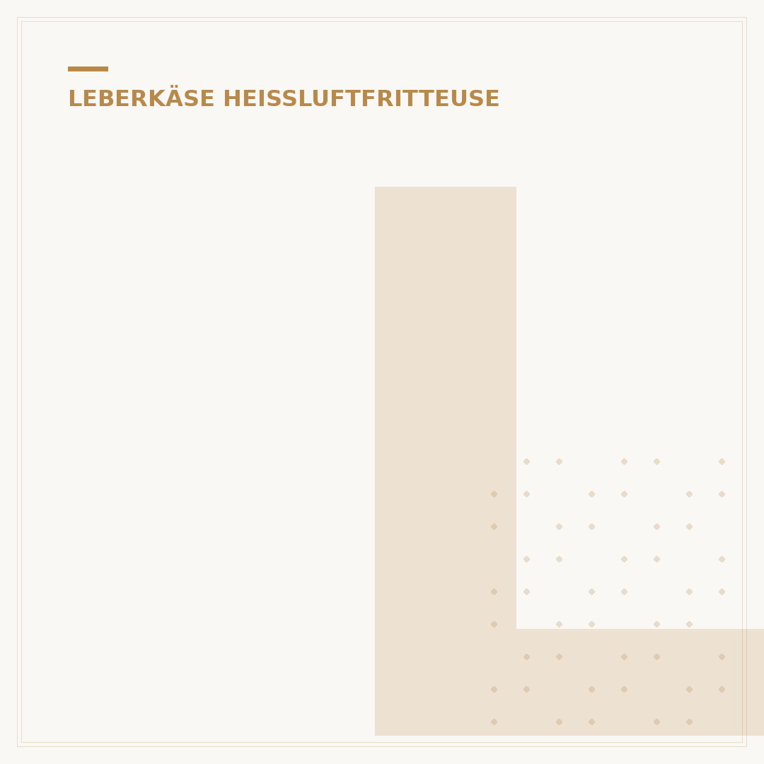 Leberkäse in der Heißluftfritteuse: 5 einfache Schritte für perfekten Genuss