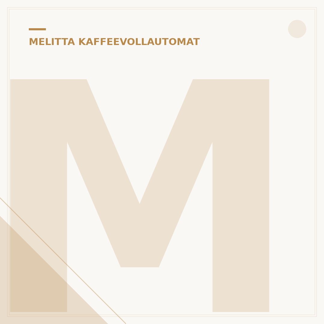 Melitta Barista Kaffeevollautomat: Ihr Kaffee-Erlebnis personalisieren