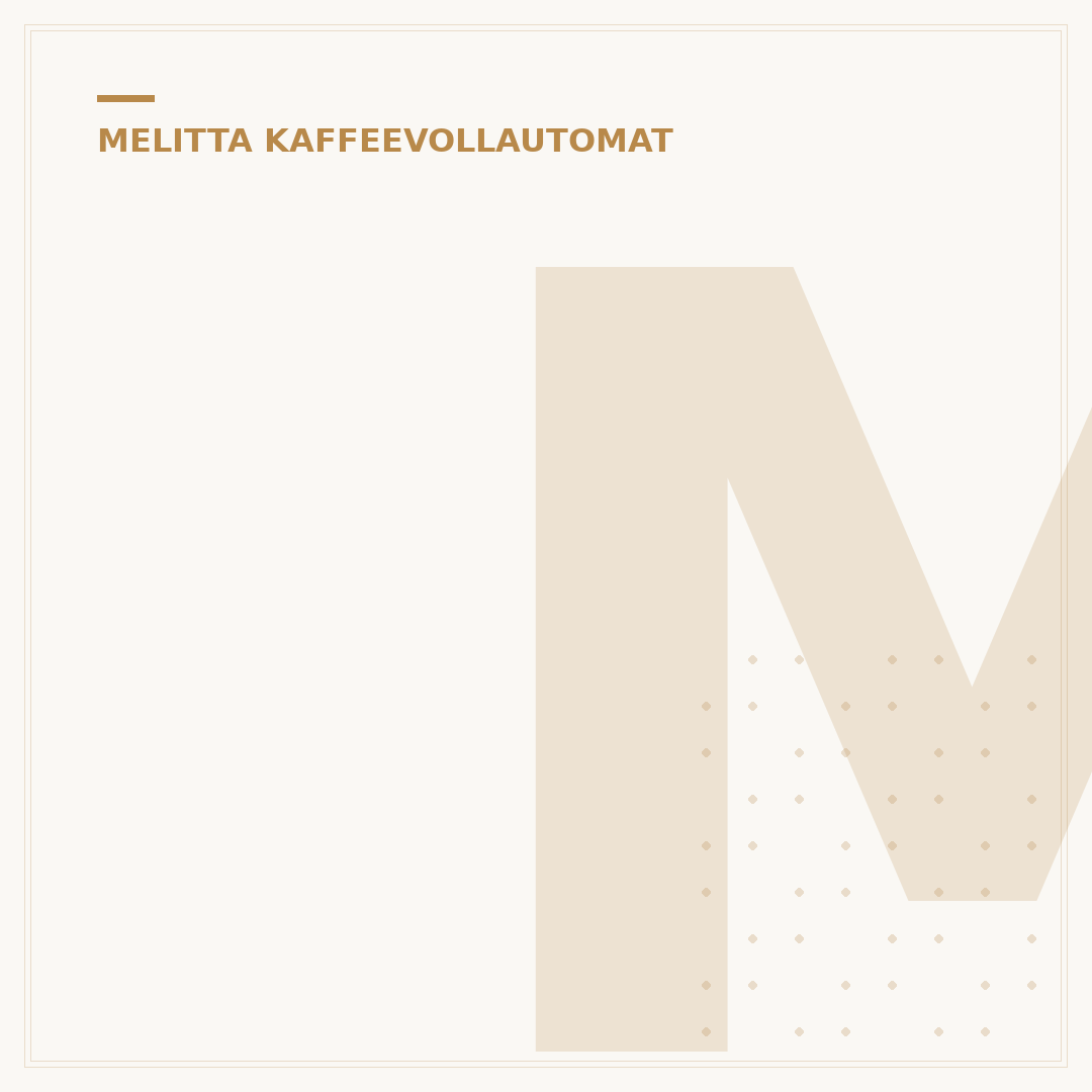 Melitta Caffeo CI Kaffeevollautomat: Ihre Kaffee-Wunschliste erfüllt
