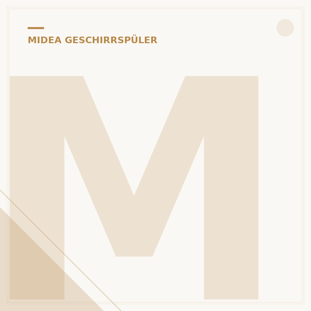 Midea Mini Geschirrspüler: Ihr kompakter Helfer im Haushalt