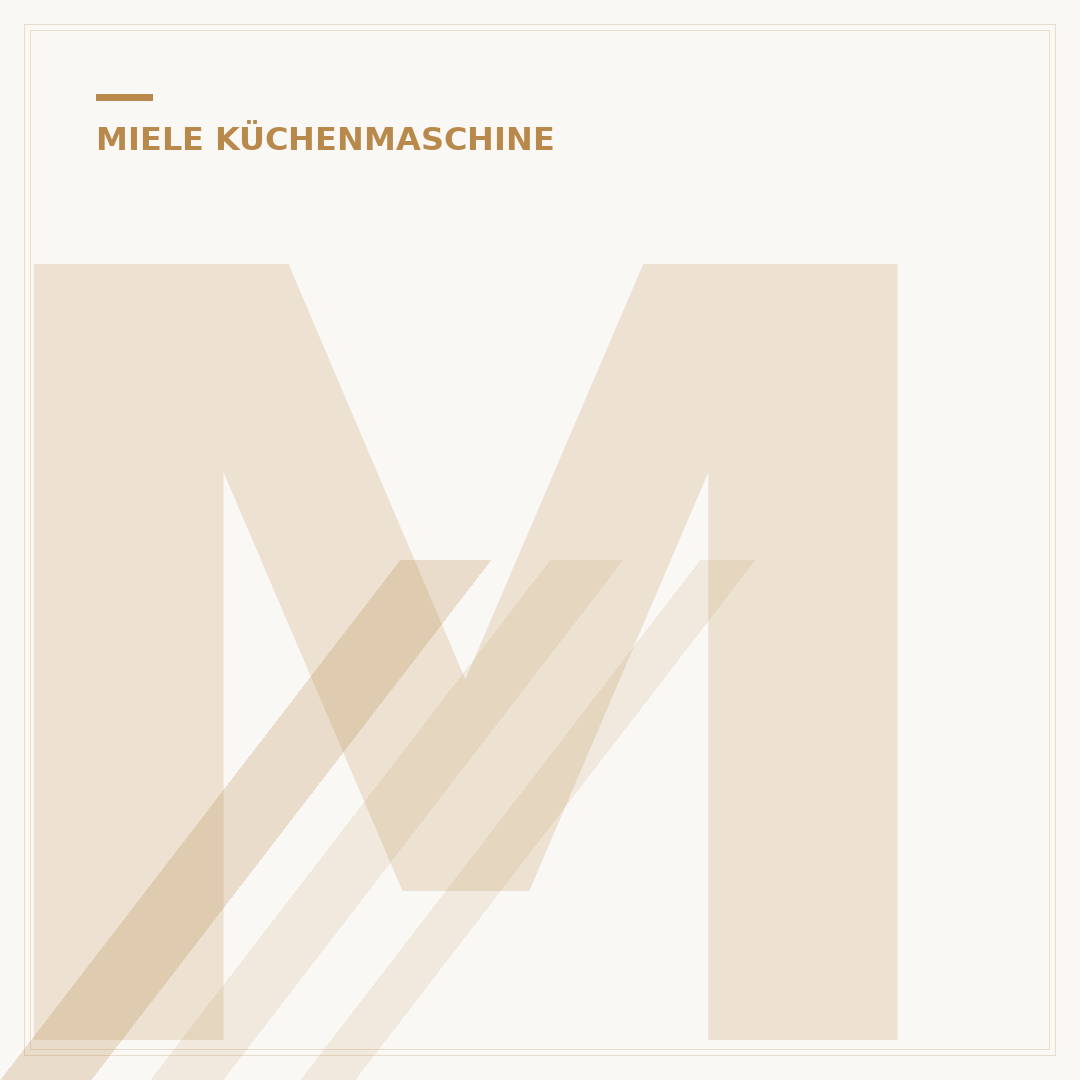 Miele Küchenmaschine: Der Alleskönner für Ihre Küche – 5 Vorteile