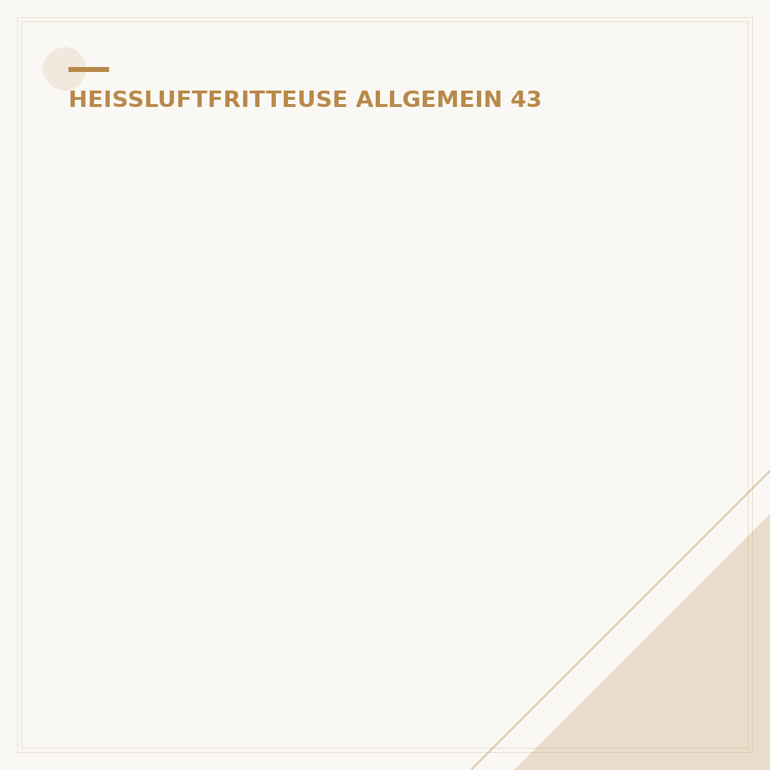 Öl in Heißluftfritteuse: 5 clevere Tipps für perfekte Ergebnisse