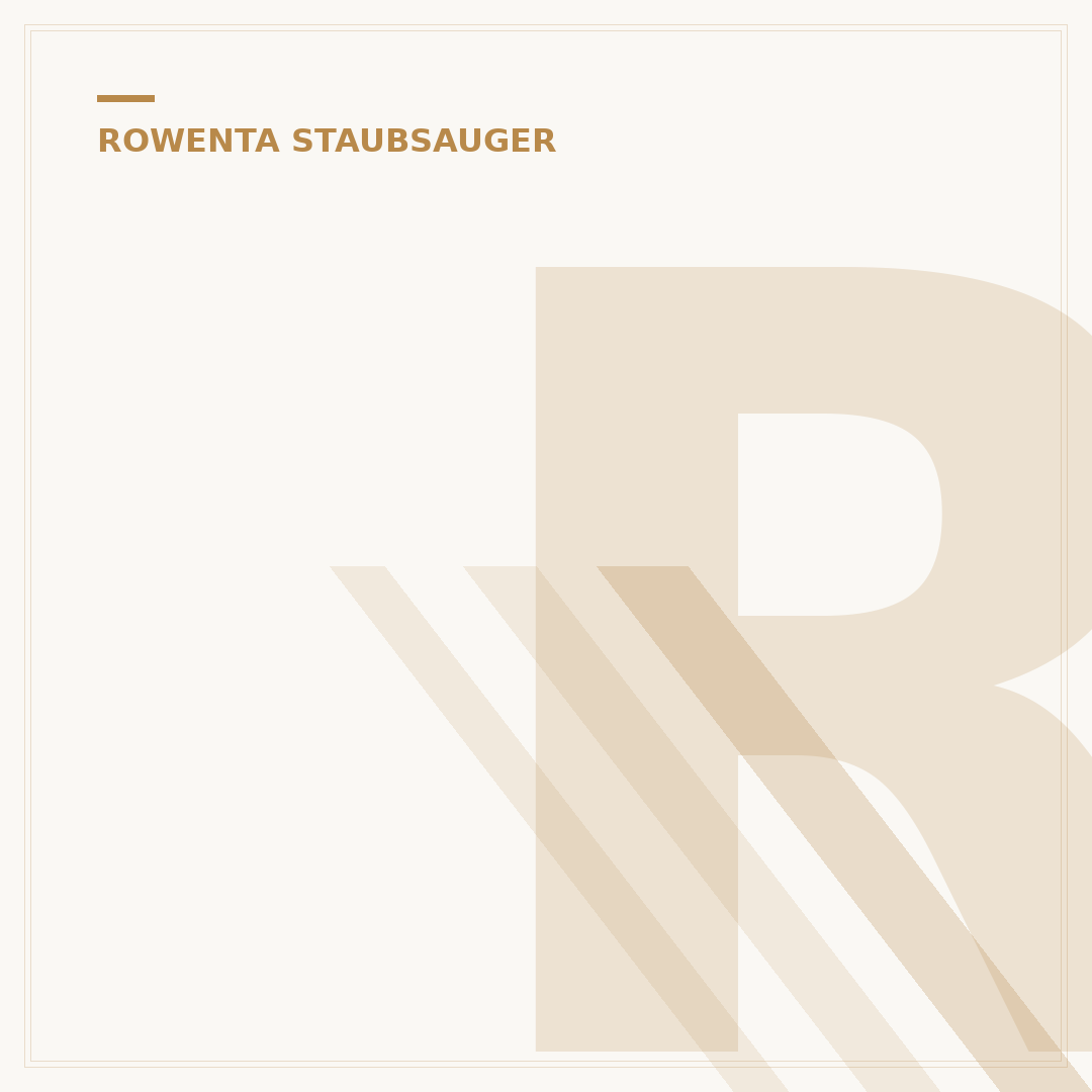 Rowenta Power Space Staubsauger: 5 Tipps für Ihre Wahl