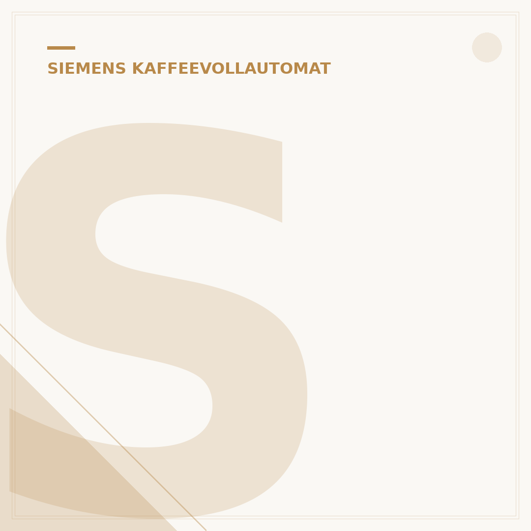 Siemens Kaffeevollautomat Brüheinheit: Tipps & 5 Tricks