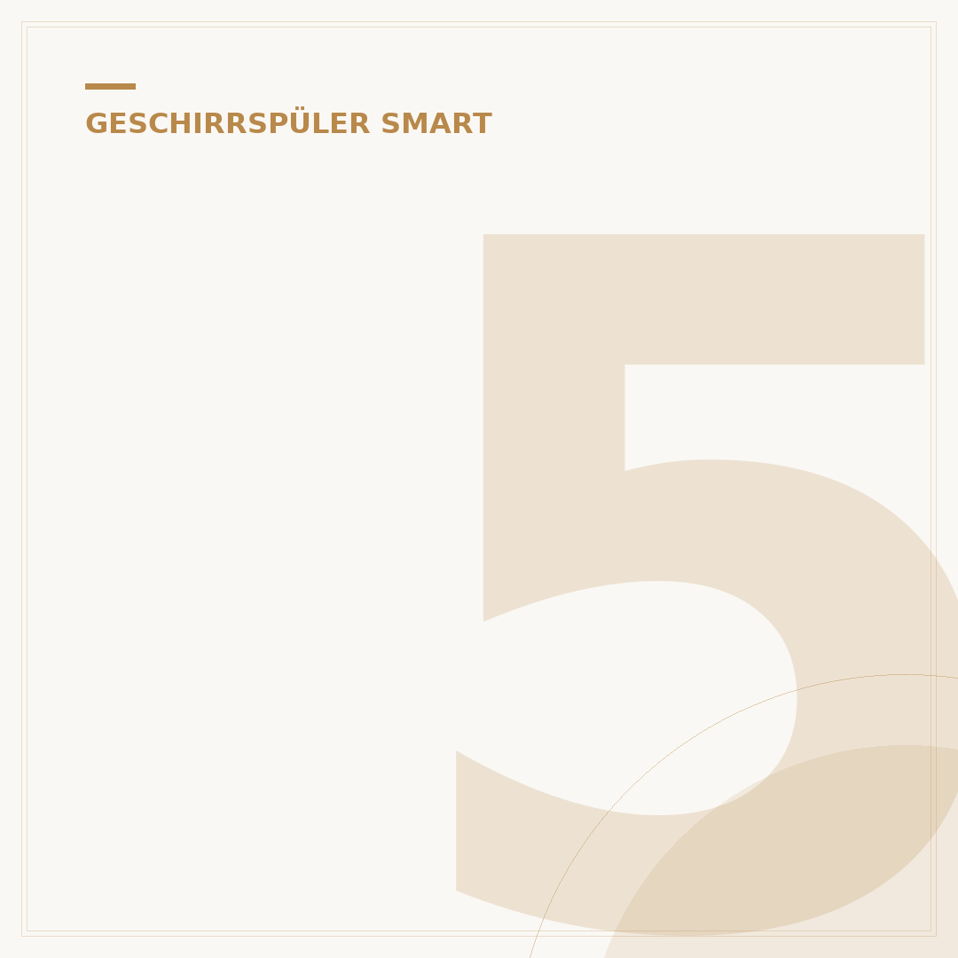 5 Smarte Geschirrspüler: Komfort & Effizienz für Ihr Zuhause