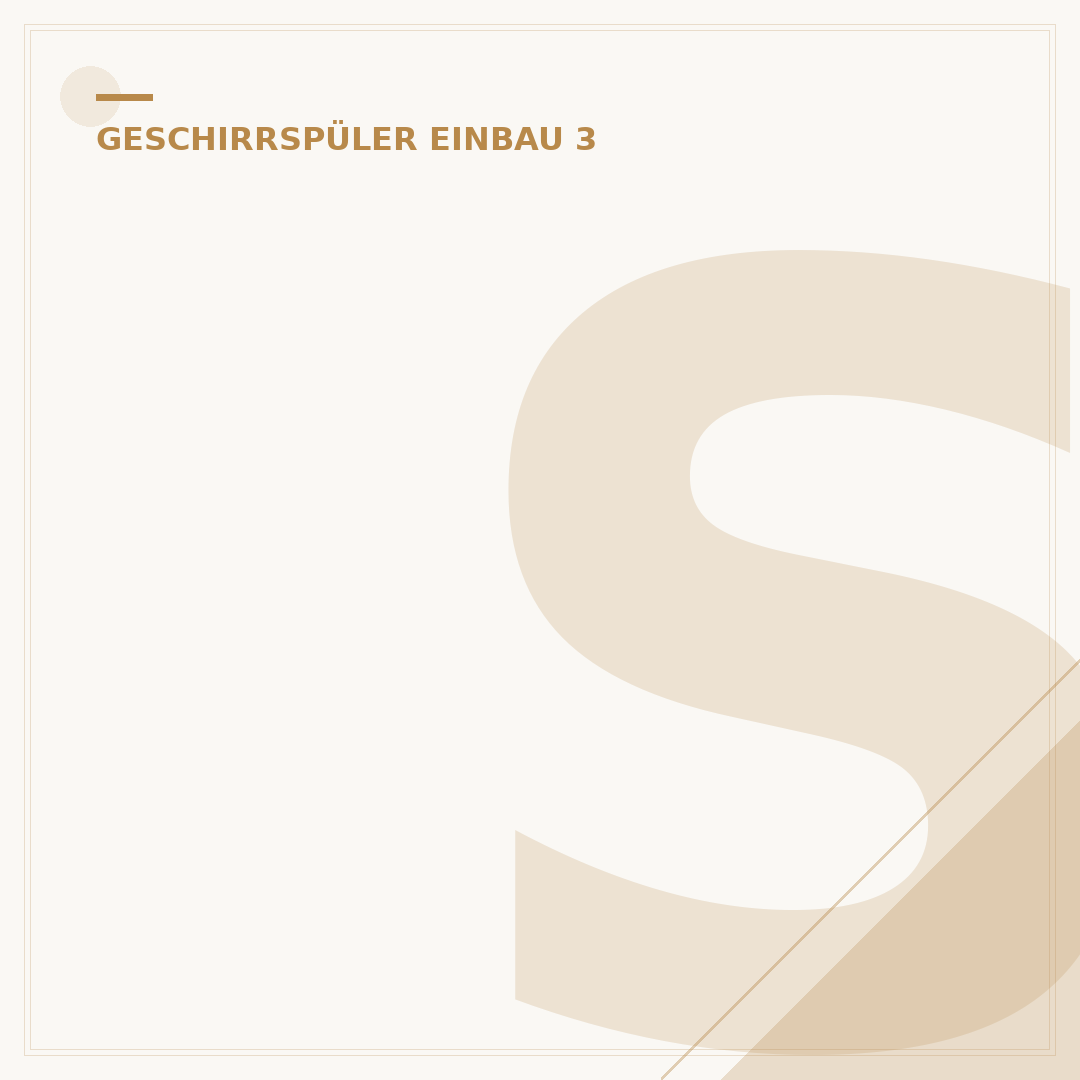 Spülbeckenunterschrank für Geschirrspüler: 5 clevere Lösungen