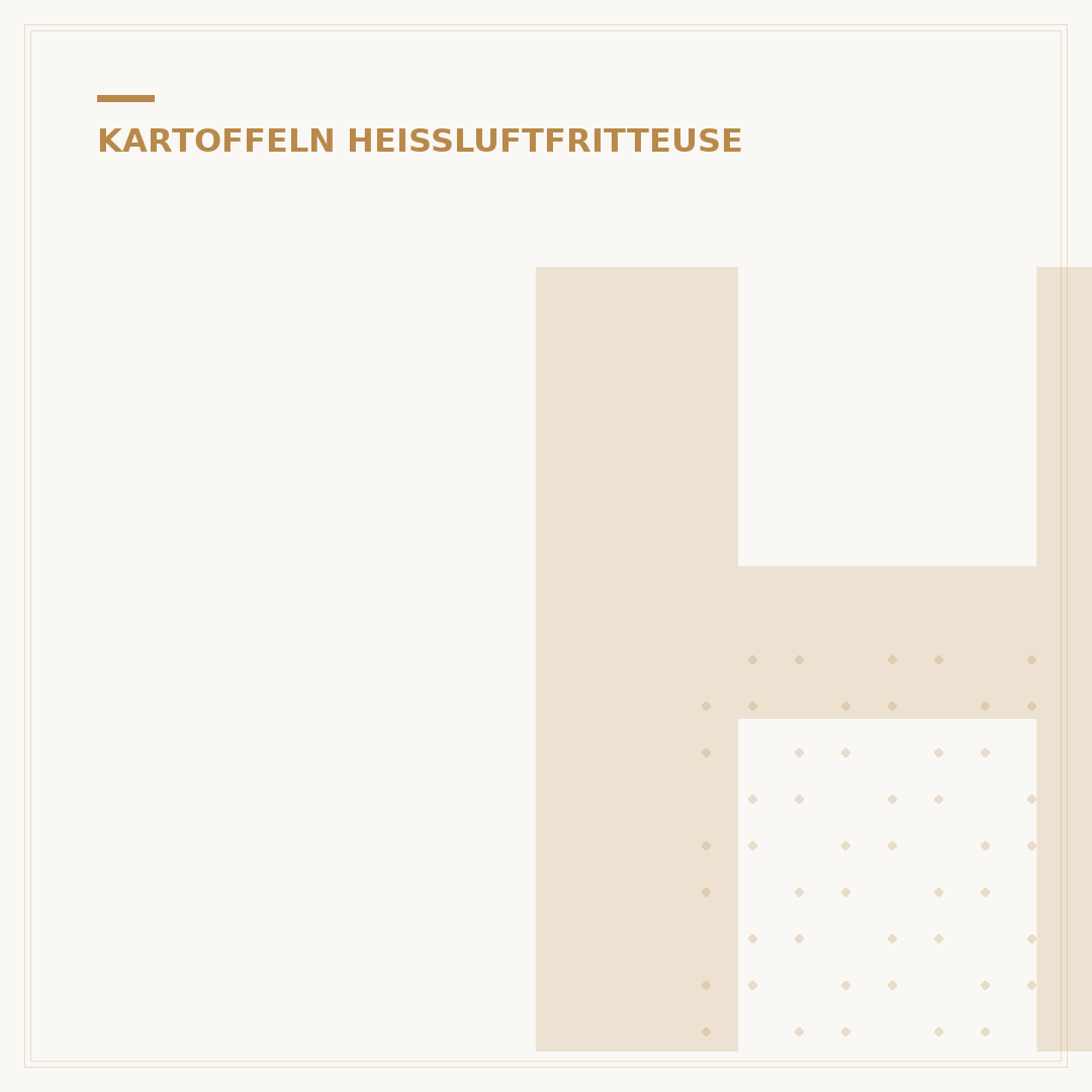 Heißluftfritteuse: TK Kartoffelpuffer Timing – 12-18 Min.