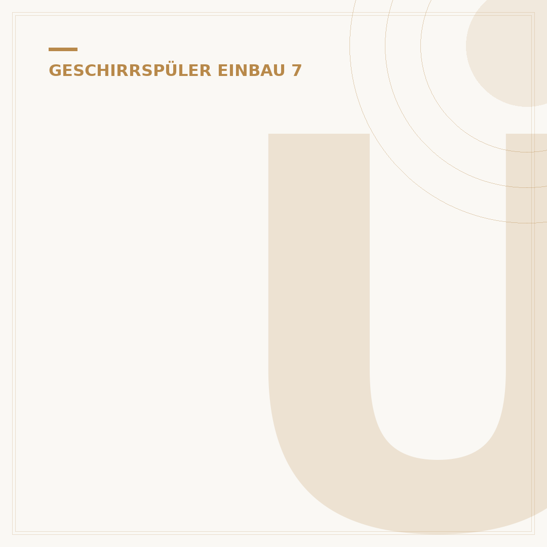 Unterbau Geschirrspüler Bosch: 5 Vorteile für Ihre Küche