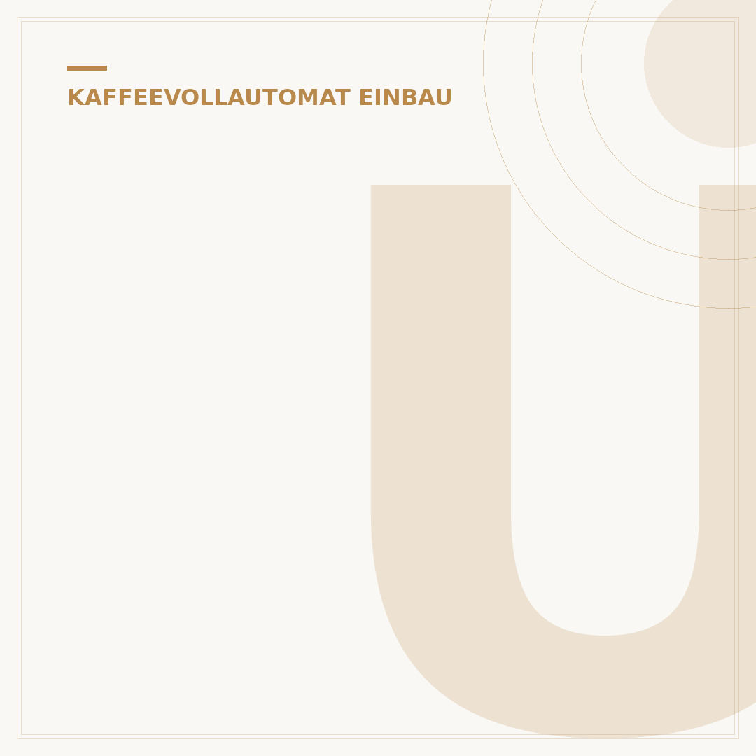 Unterschrank für Kaffeevollautomat: 5 clevere Lösungen für Ihre Küche