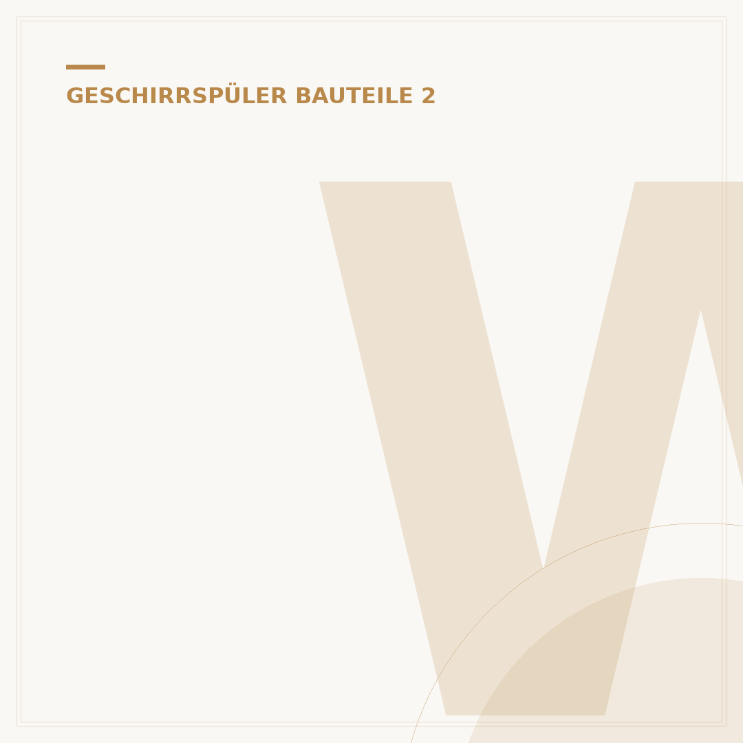 Wasserpumpe Geschirrspüler: Funktion, Defekte & Tipps