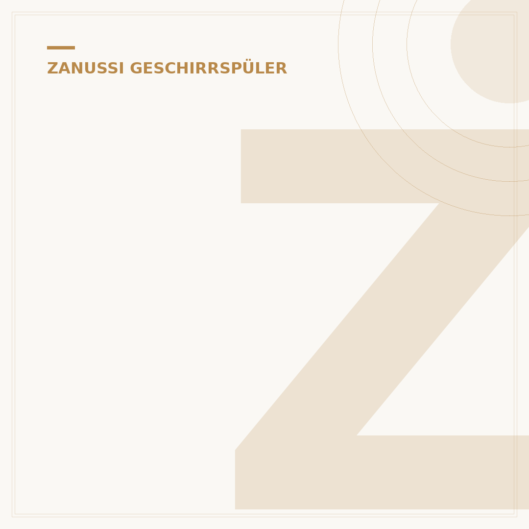 Zanussi Geschirrspüler: 5 clevere Vorteile für Ihre Küche