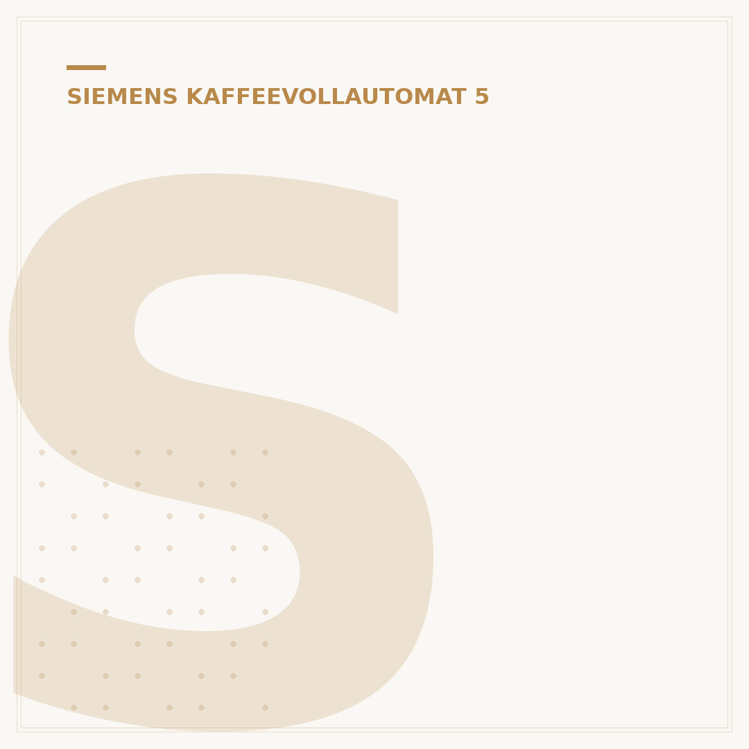 Siemens Kaffeevollautomat Zubehör: 5 Must-Haves für Perfekten Genuss