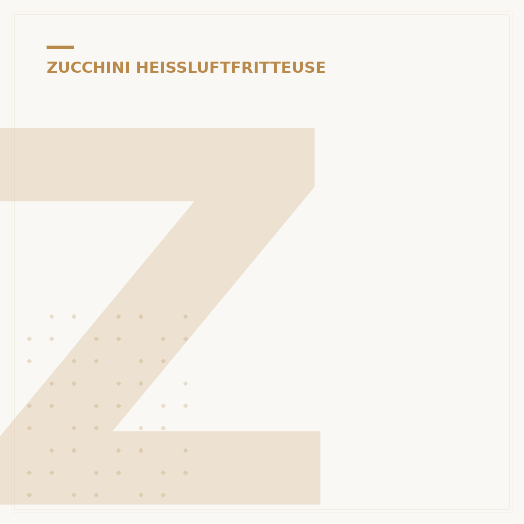 Zucchini Chips Heißluftfritteuse: 5 Knuspertips für Perfektion
