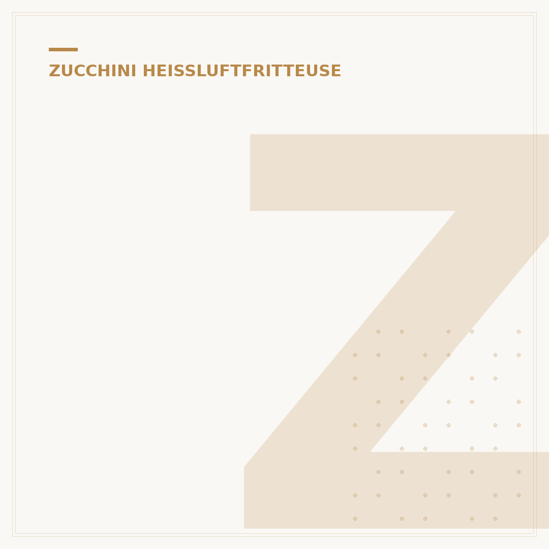 Zucchini Heißluftfritteuse Wie Lange: 5-10 Min Perfekt Garen