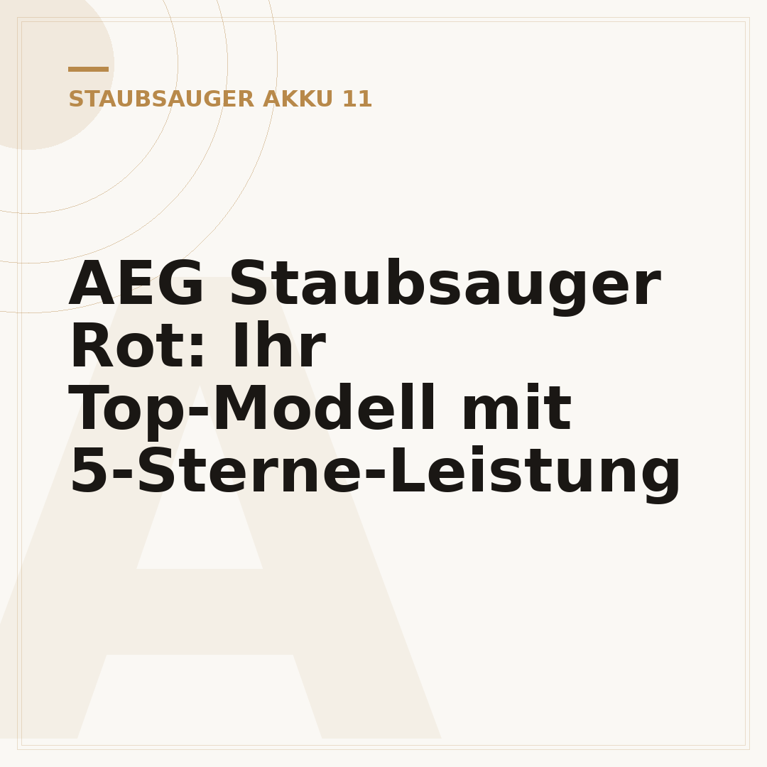 AEG Staubsauger Rot: Ihr Top-Modell mit 5-Sterne-Leistung