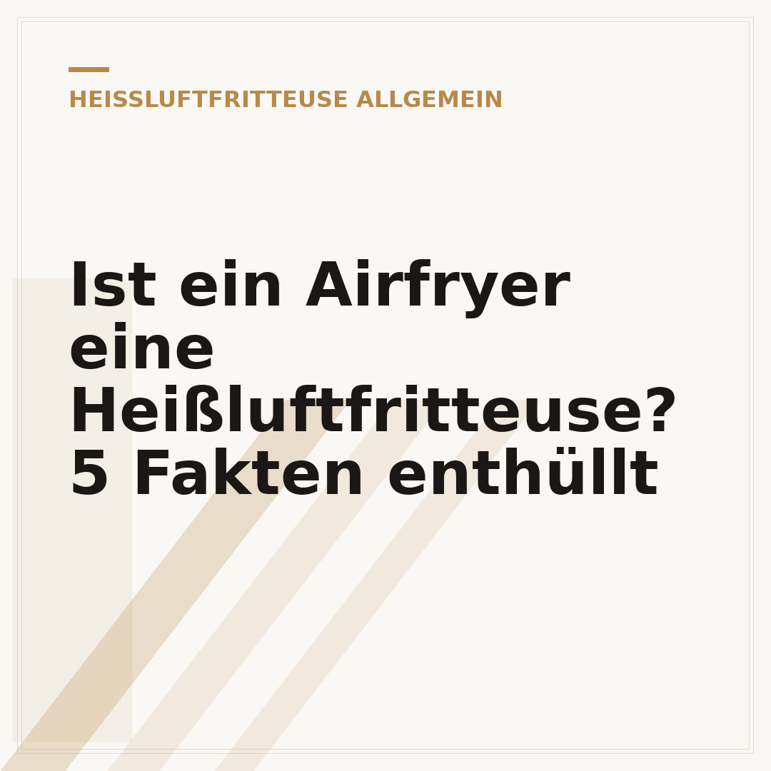 Ist ein Airfryer eine Heißluftfritteuse? 5 Fakten enthüllt