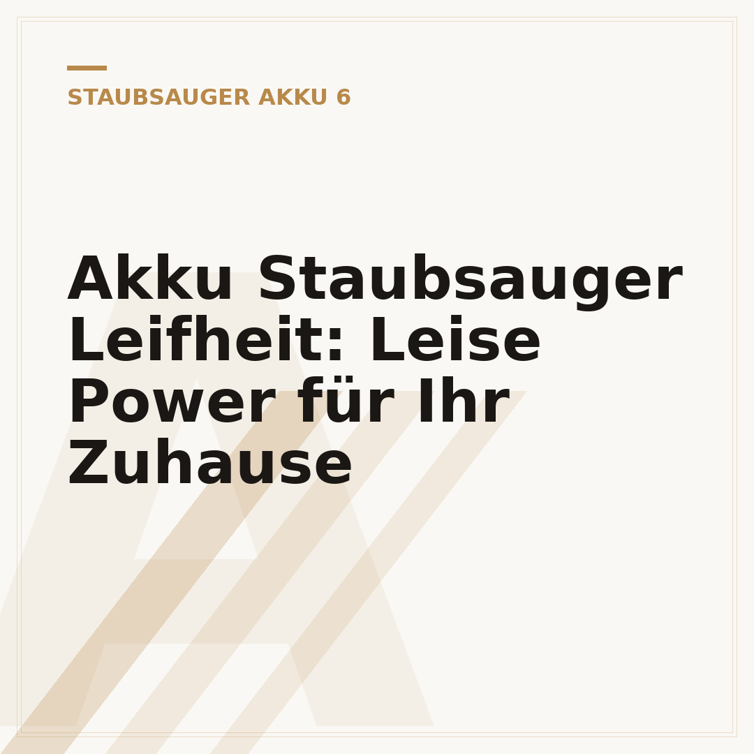Akku Staubsauger Leifheit: Leise Power für Ihr Zuhause