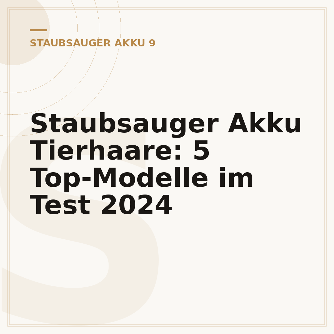 Staubsauger Akku Tierhaare: 5 Top-Modelle im Test 2024