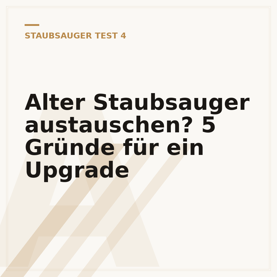 Alter Staubsauger austauschen? 5 Gründe für ein Upgrade