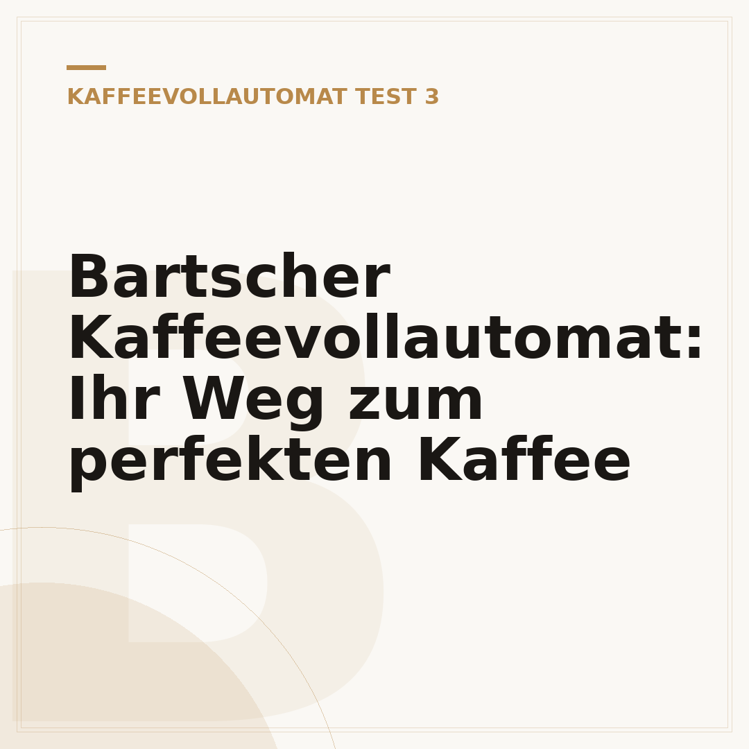 Bartscher Kaffeevollautomat: Ihr Weg zum perfekten Kaffee