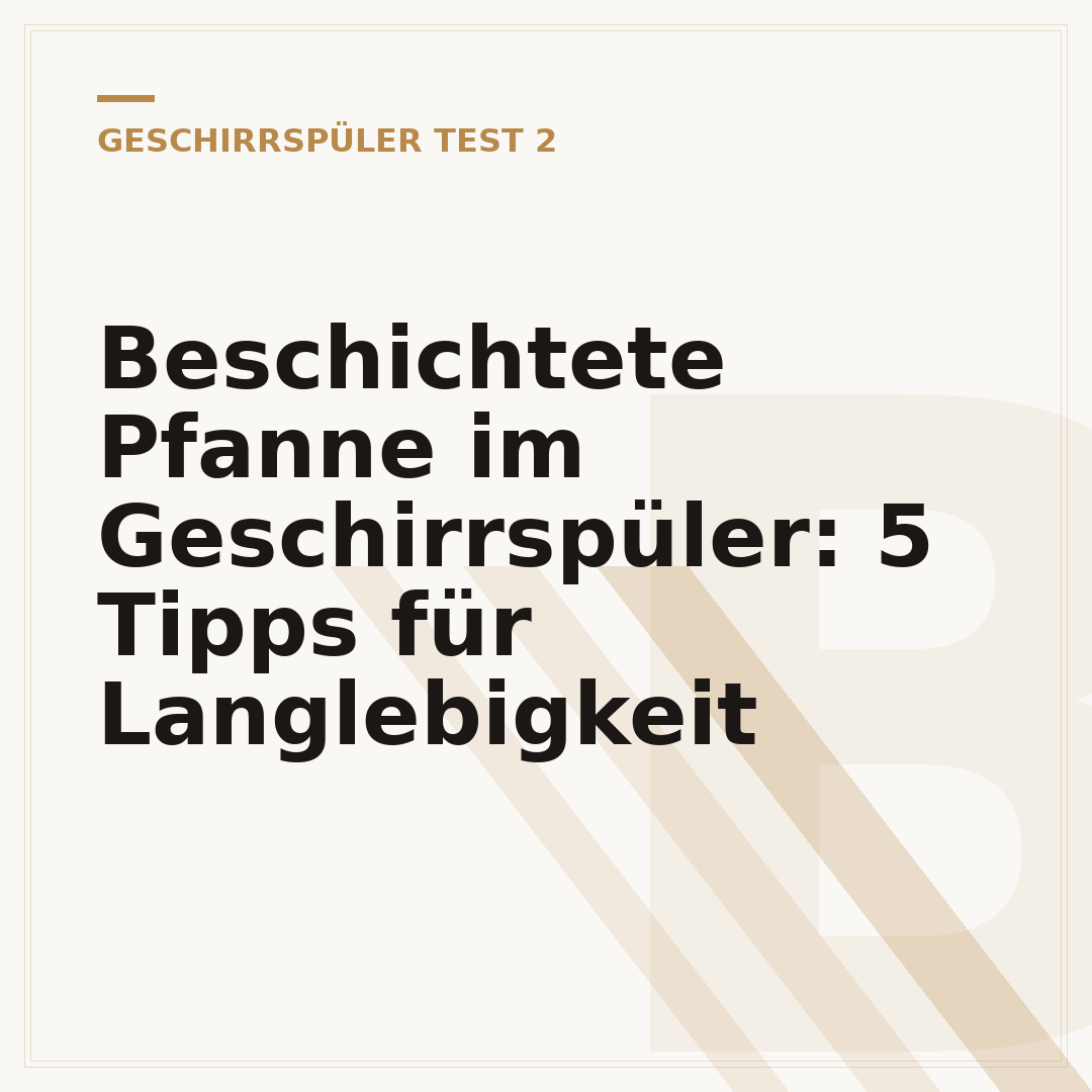 Beschichtete Pfanne im Geschirrspüler: 5 Tipps für Langlebigkeit