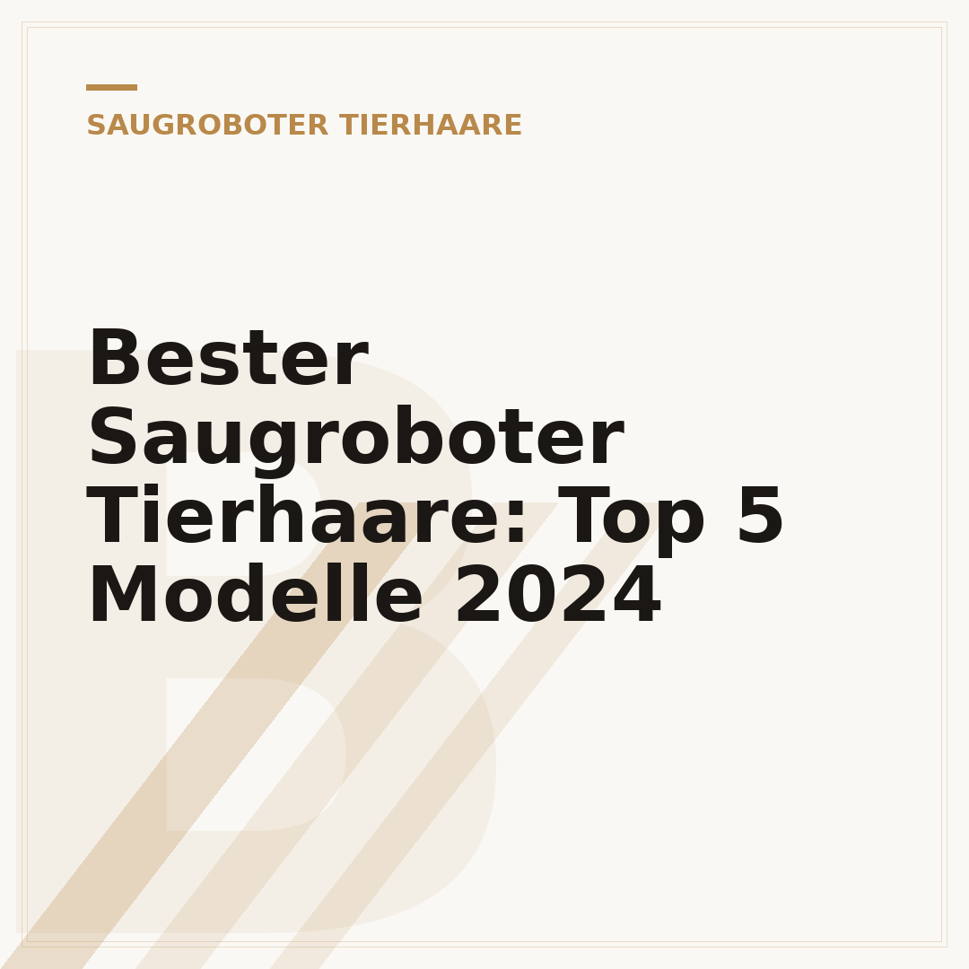 Bester Saugroboter Tierhaare: Top 5 Modelle 2024