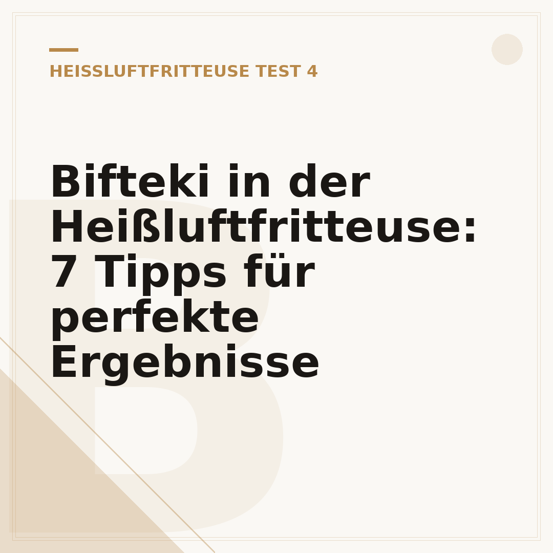 Bifteki in der Heißluftfritteuse: 7 Tipps für perfekte Ergebnisse