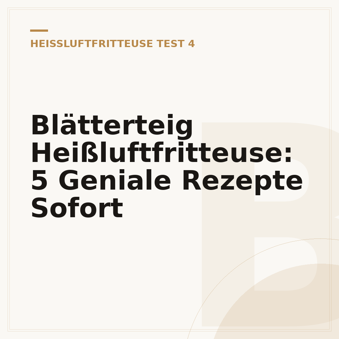 Blätterteig Heißluftfritteuse: 5 Geniale Rezepte Sofort