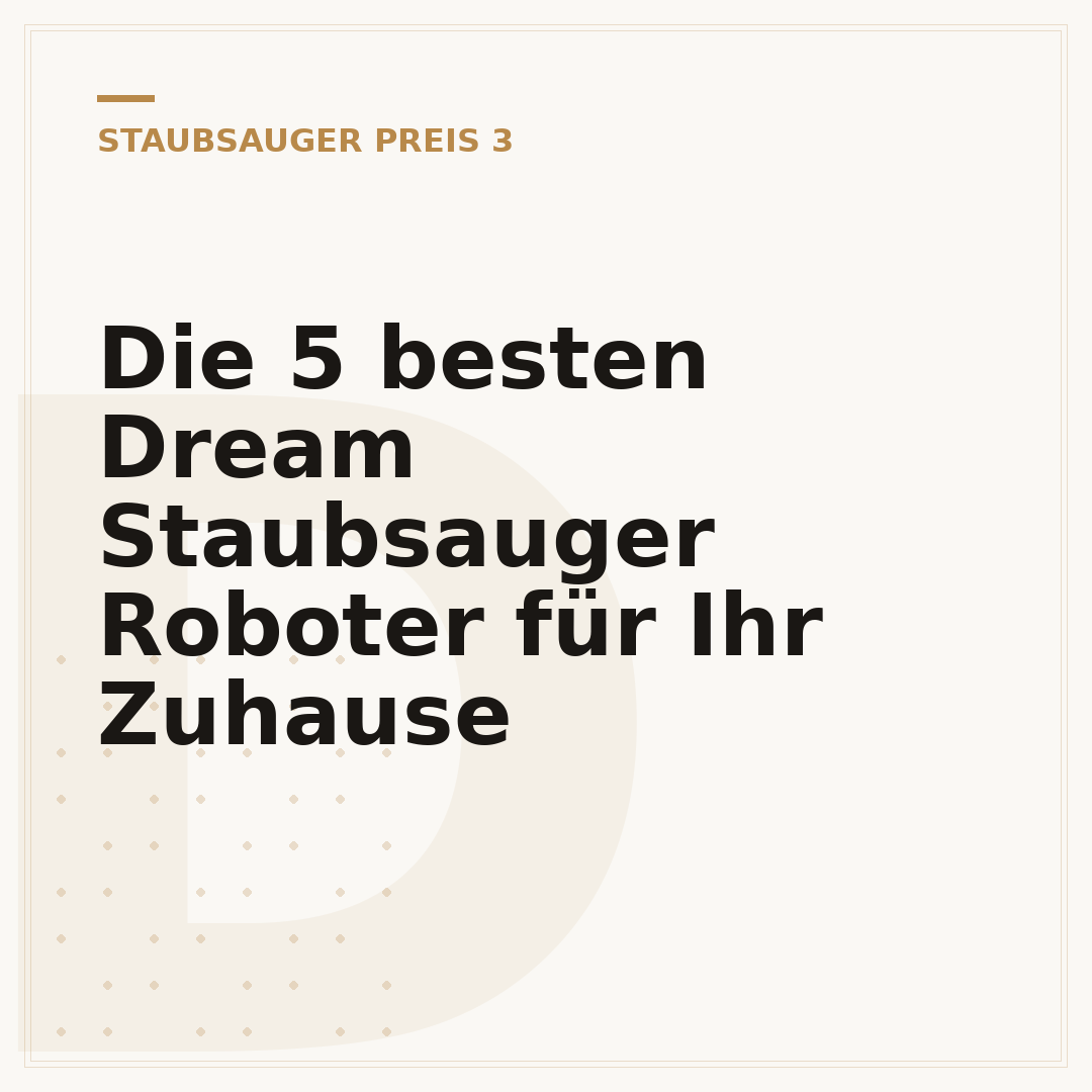 Die 5 besten Dream Staubsauger Roboter für Ihr Zuhause