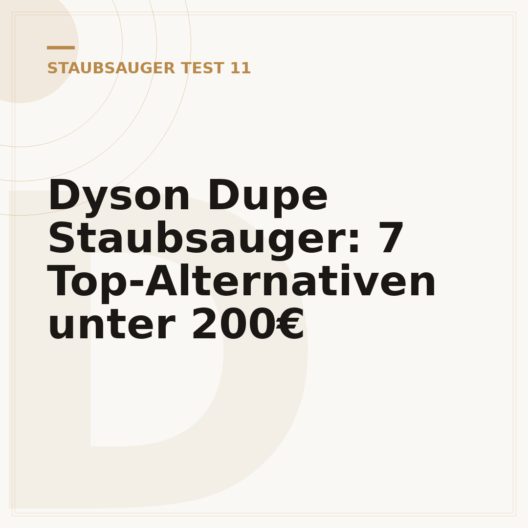 Dyson Dupe Staubsauger: 7 Top-Alternativen unter 200€