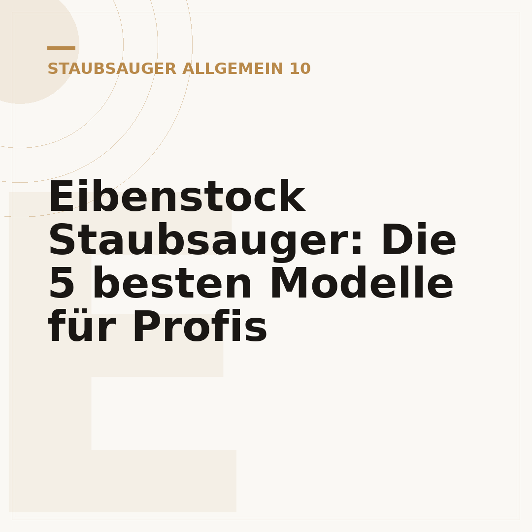 Eibenstock Staubsauger: Die 5 besten Modelle für Profis