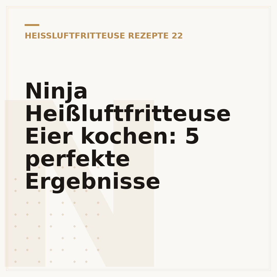 Ninja Heißluftfritteuse Eier kochen: 5 perfekte Ergebnisse