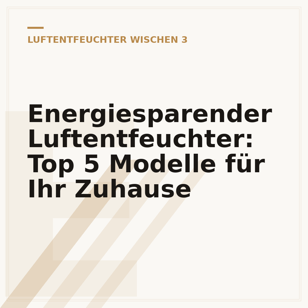 Energiesparender Luftentfeuchter: Top 5 Modelle für Ihr Zuhause