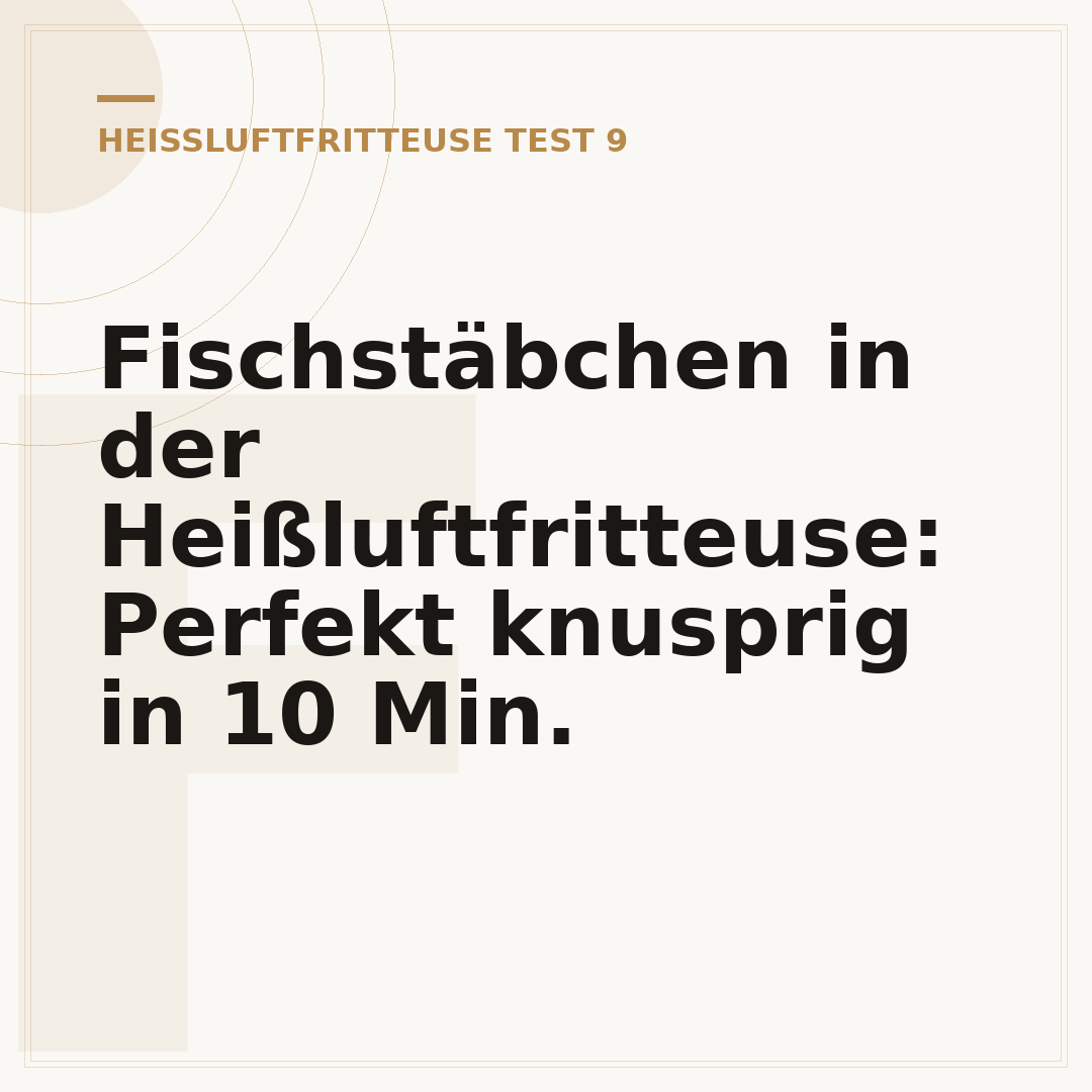Fischstäbchen in der Heißluftfritteuse: Perfekt knusprig in 10 Min.